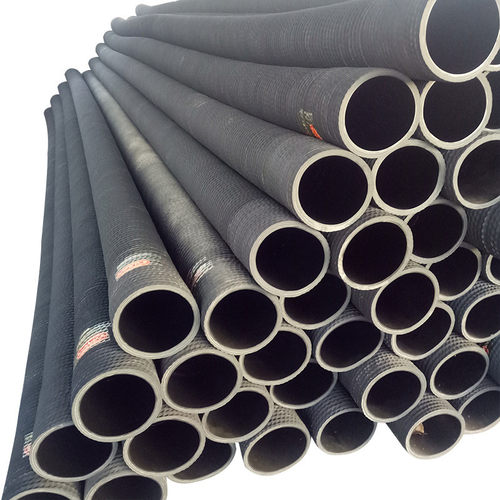 大口径钢丝骨架缠绕埋橡胶管胶管黑色排涝吸水波纹加厚橡胶管