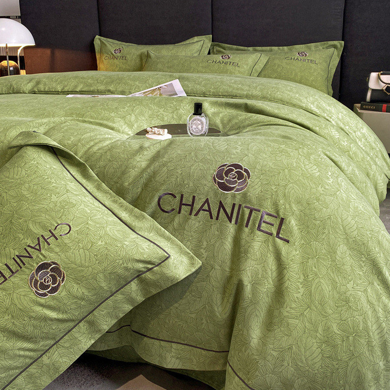 轻奢高级感水洗棉磨毛床上用品四件套厂家罩床单人三件套被套批发