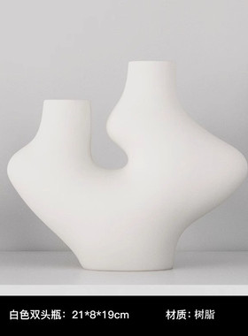 现代艺术高级感小众摆件奶油风客厅电视柜饰品开放格家居软装轻奢