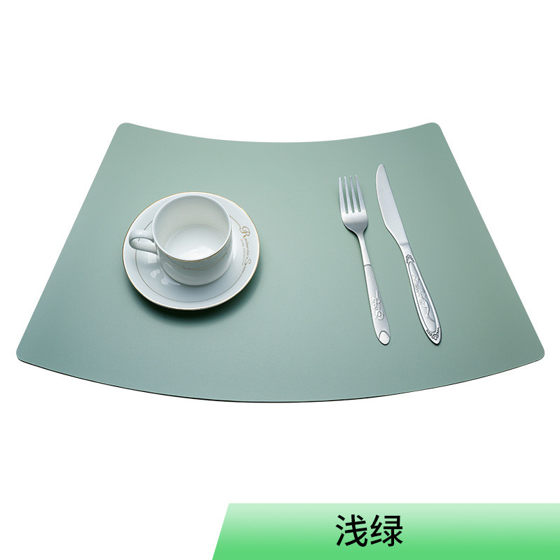 aza3隔热感轻奢皮革桌垫防水防油西餐垫子防烫饭桌餐垫餐