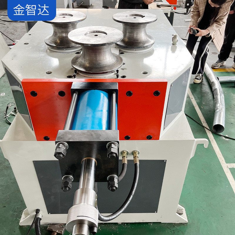 热销厂家圆三轮伺服滚圆机不锈钢管弯弧卷圆机金属型材液压卷供应