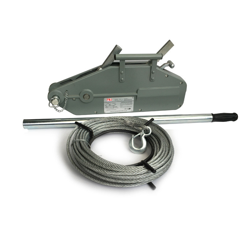 厂家东洋1.6t直供铝合金钢丝绳手扳葫芦牵引机卷扬机现货批发