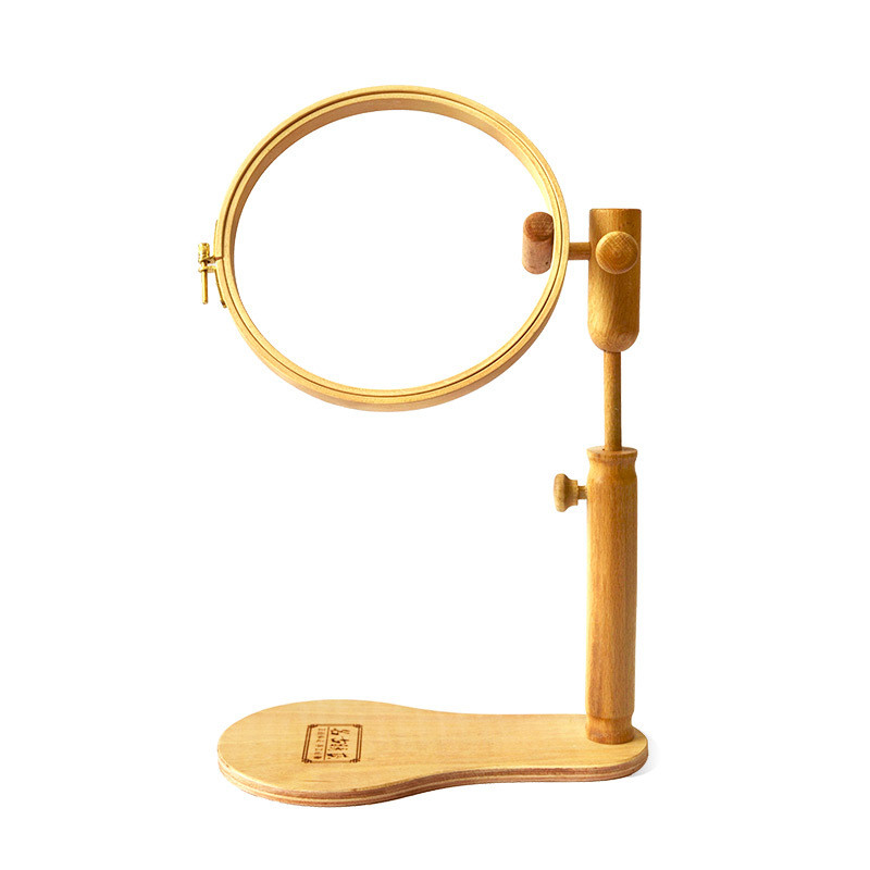 手工木质苏绣绣绷十字绣架子十字绣配件湘绣台式绣绷绣花圈