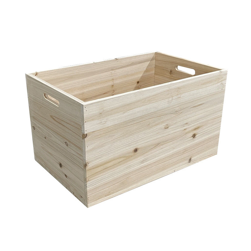 jz05箱发木箱子木框批实木条收纳筐超市陈列装饰水果储物复古大小