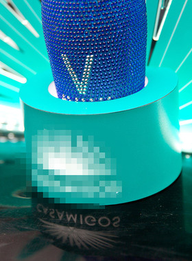 亚克力创意发光座酒展台高颜值充电led灯香槟洋酒酒座发光展示架