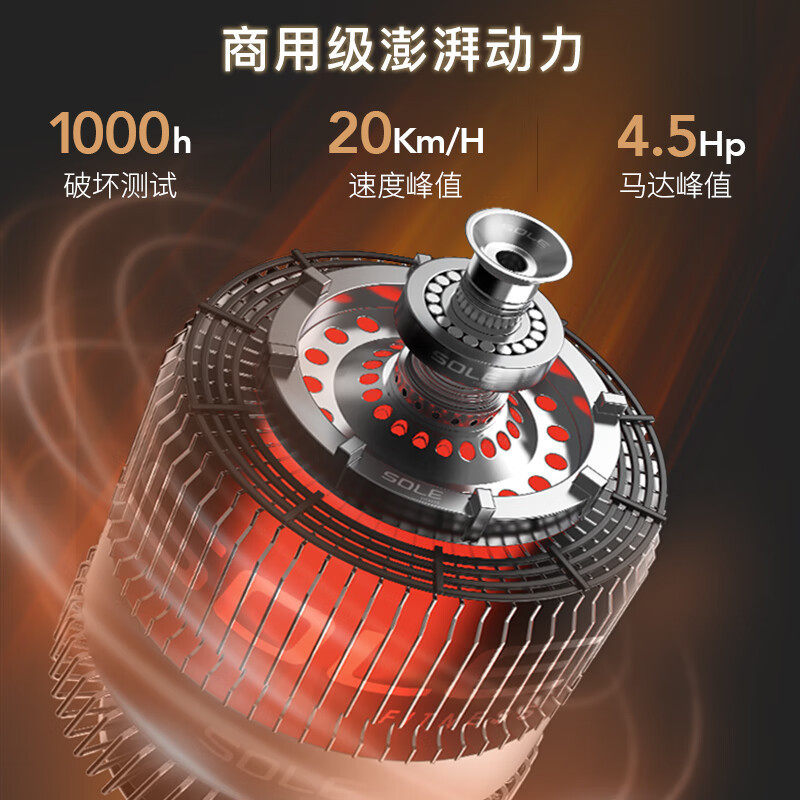 爬坡尔高端跑步机家庭用护膝速智能可折叠健身器材89cm宽跑台f63l
