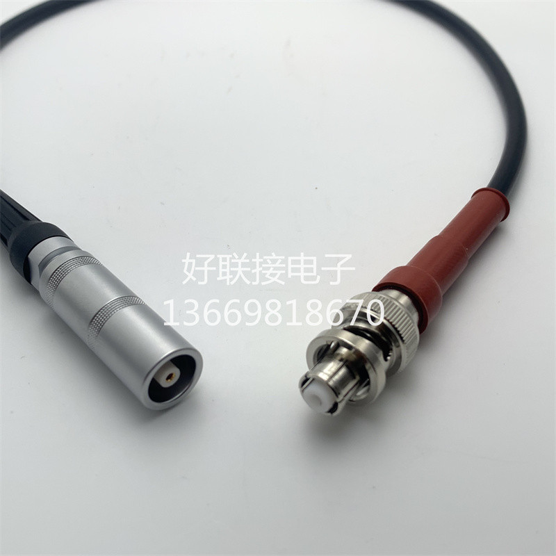 高压BNC 5000V公/费舍尔母座连接线 SHV公转fischer103单芯信号线