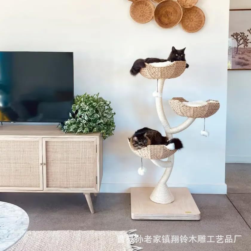 树干猫爬架猫树编织猫架猫抓板跳台一体树形客厅大型猫爬架