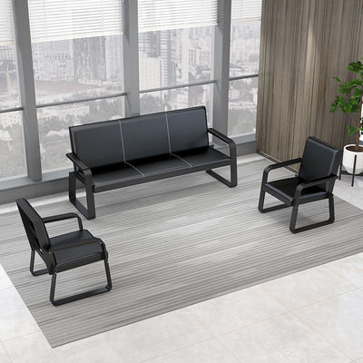 办公室沙发全套卡希尔办公简约现代商务代发铁艺茶几组合套装接待