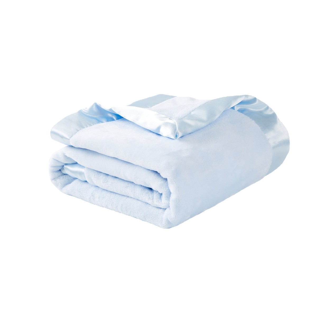 etsy热销个性化刺绣款法兰绒色丁毯包边毛毯个性盖毯