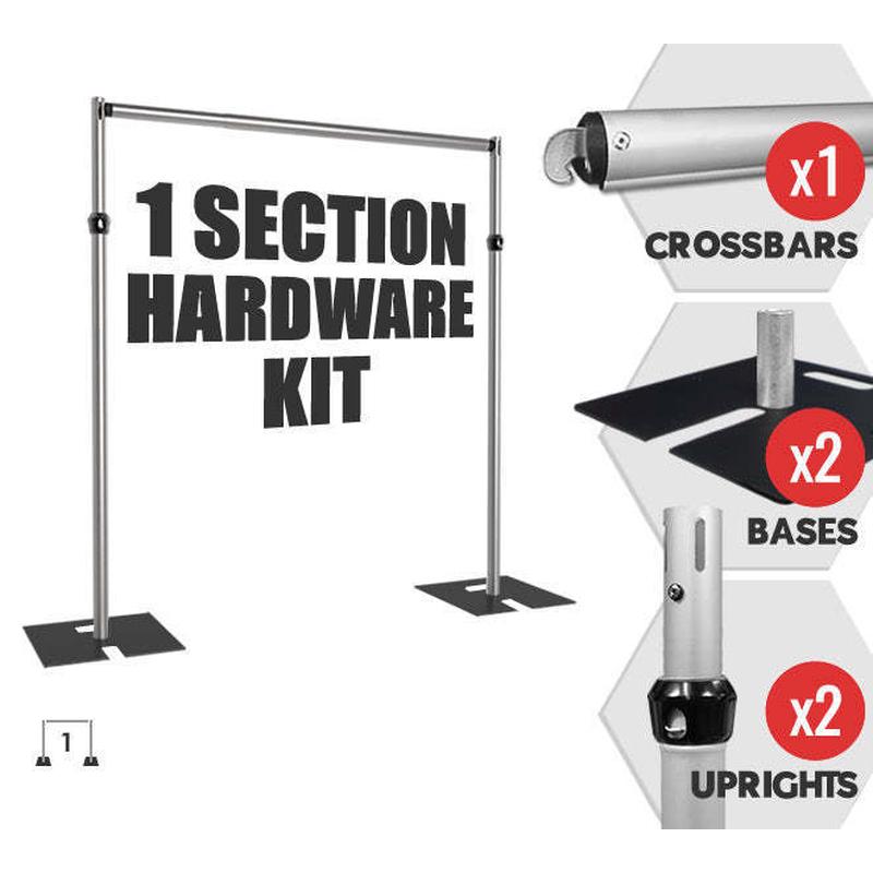 热销源头花墙可拼接任意长度铝合金婚庆工厂纱幔帷幕气球装饰背景