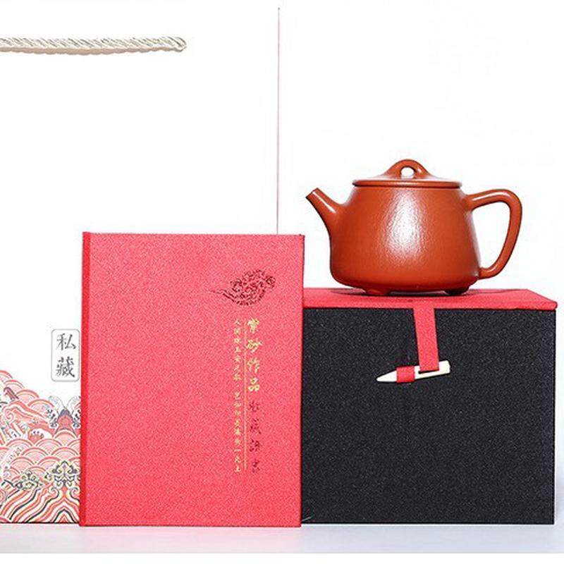 原矿皱皮朱泥全手工高石瓢宜兴紫砂茶壶茶具泡茶壶纯手工茶叶茶具