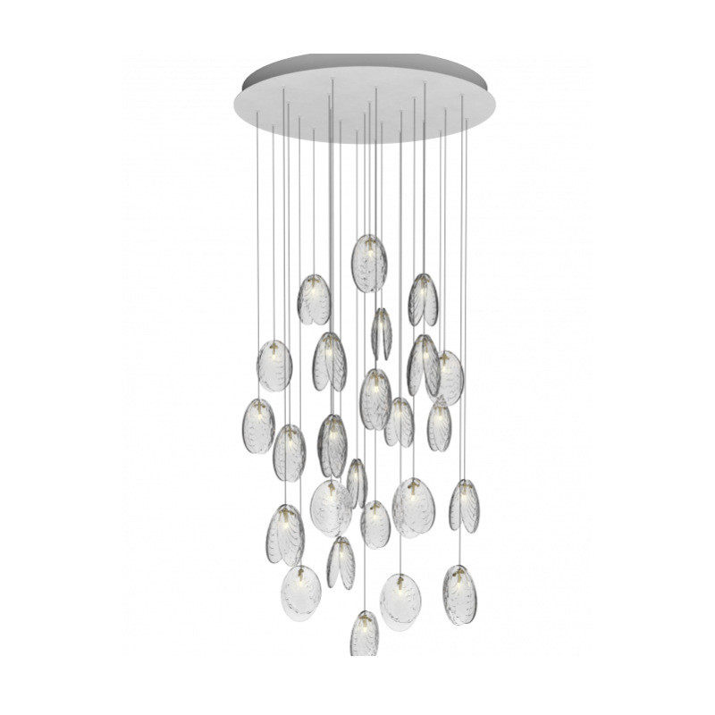 公寓别墅复式loft设计师款客厅楼梯餐厅吊灯加工定制中山灯具厂家