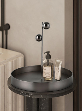 热销托盘思维现代轻奢金属米洛摆件家居餐桌装饰品样板间茶几电视