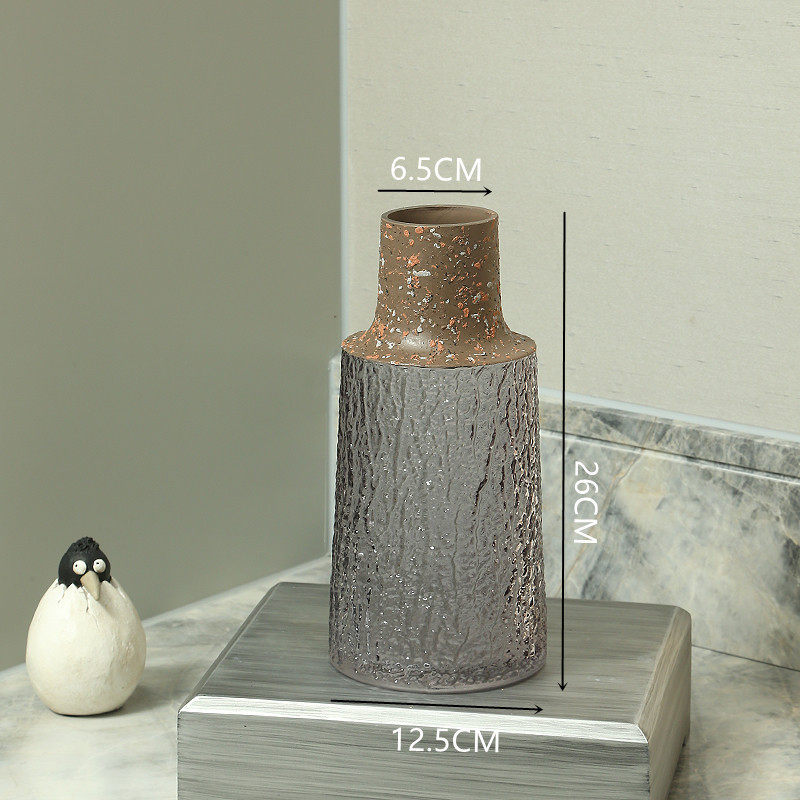 北欧花纹玻璃花瓶网红工艺玻璃客厅软装婚庆花器摆件简约水养插花,家居饰品,装饰摆件,淘宝优惠券,粉丝福利购,淘宝优惠卷