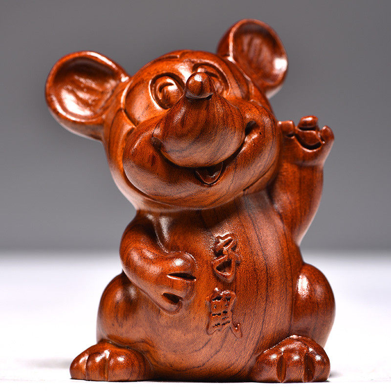 花梨木雕十二生肖摆件一套实木质鼠牛虎兔龙蛇马羊猴鸡狗猪家居品,家居饰品,装饰摆件,淘宝优惠券,粉丝福利购,淘宝优惠卷