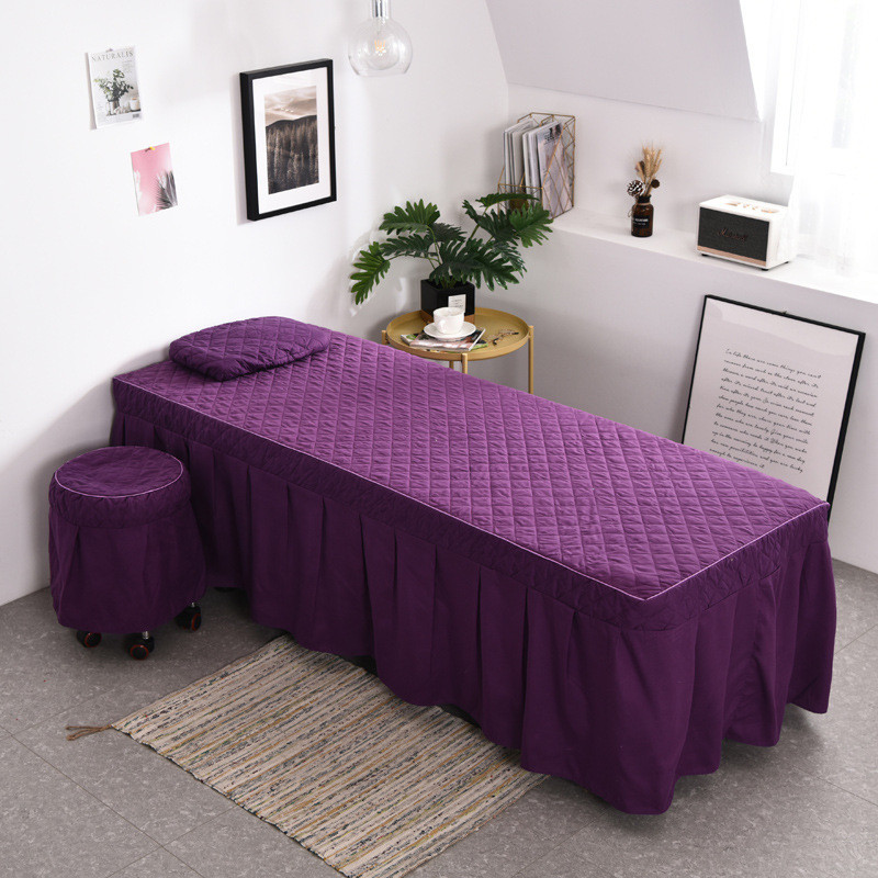 美容院四件套北欧风夏天简约单四季通用按摩美体床套