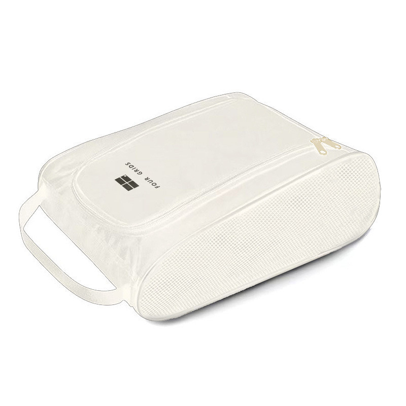 四个格子羽毛球鞋收纳包网格专用防潮防臭羽球鞋透气收纳包