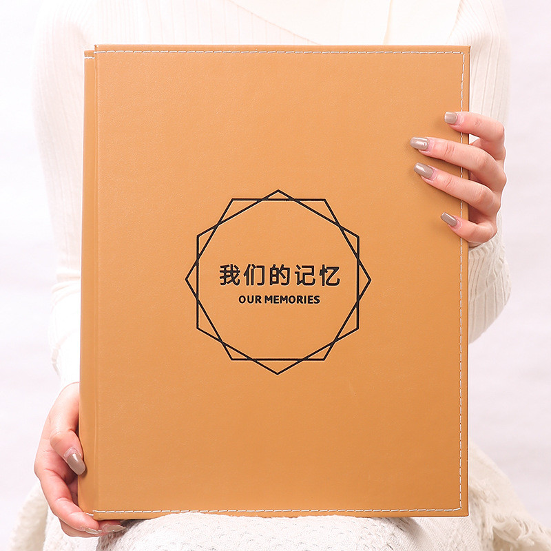 06ym相册本纪念册情侣款大容量插页式6寸家庭版影集800张竖版