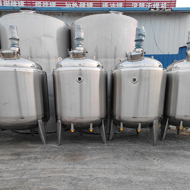 热销2000升不锈钢搅拌釜罐混料罐配料罐1吨恒温加热溶解电加热厂