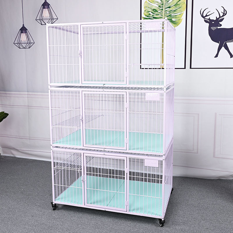 新品舒适三层繁育猫笼宠物店展示寄养猫舍繁殖更平板1.61.12.1米