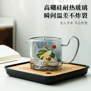 玻璃茶壶泡茶壶家用茶水分离耐高温过滤小水壶加厚茶杯单壶煮茶器
