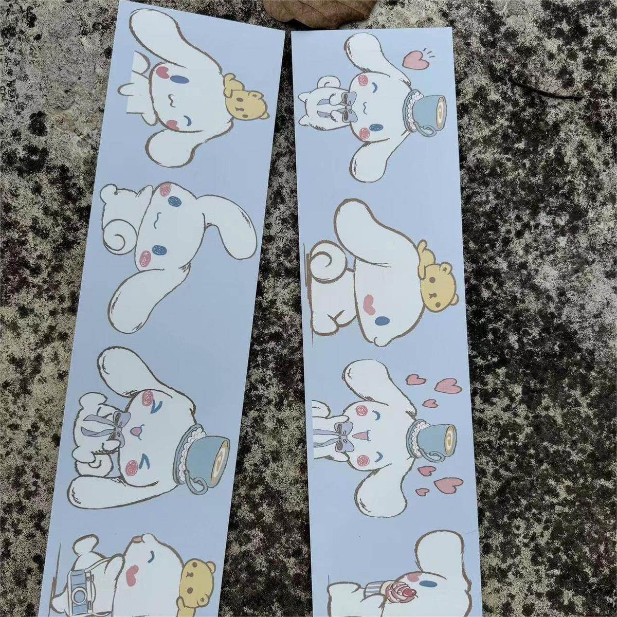 南城北爱卡通瓷砖玉桂狗大耳狗卫生间浴室儿童蓝色小众墙砖腰线