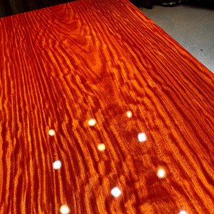 红新中式实木大板办公桌塔利老板会议桌整板茶台茶桌花梨木大班台