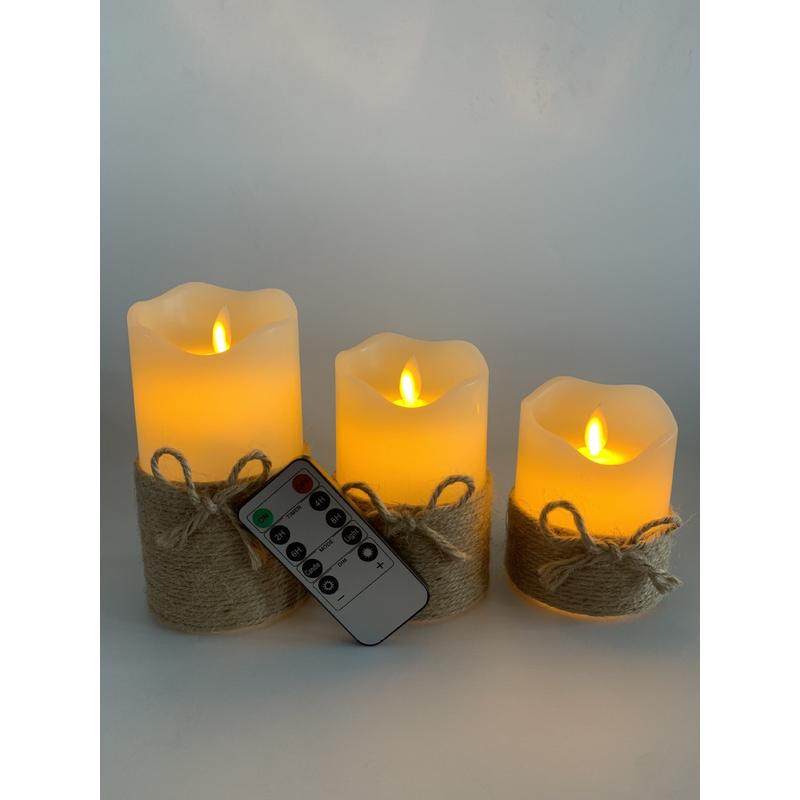 厂家直供乡村麻绳遥控LED电子蜡烛灯仿真摇摆家居求婚婚庆装饰,节庆用品/礼品,蜡烛,淘宝优惠券,粉丝福利购,淘宝优惠卷