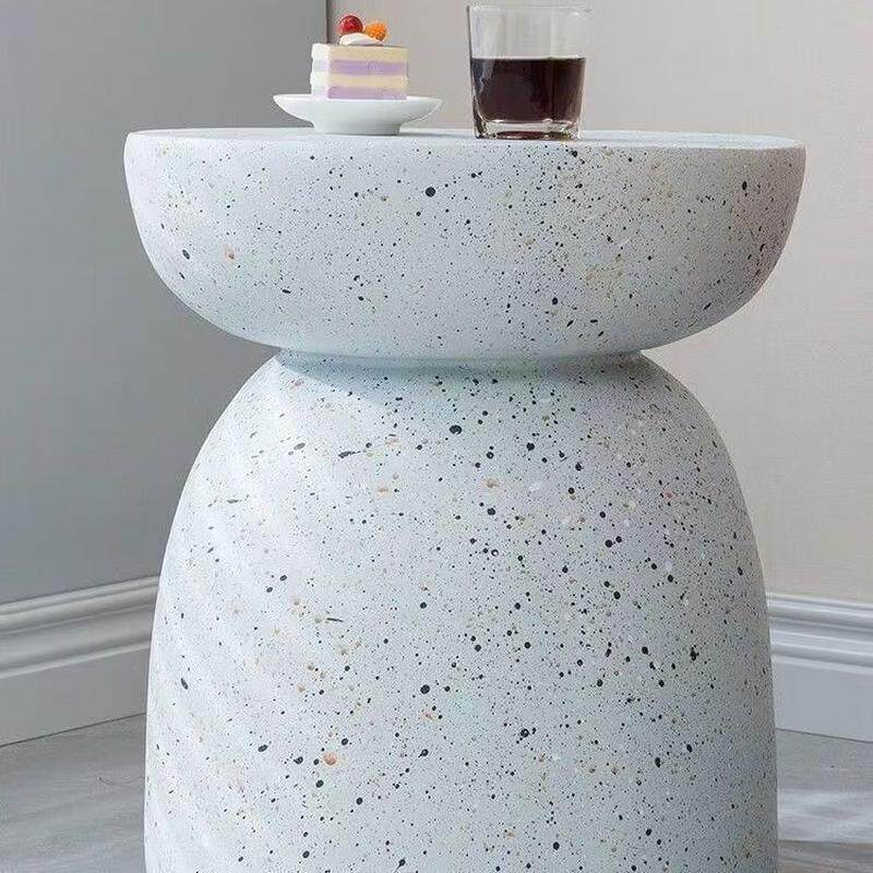 奶油侘创意民宿边几风寂日式设计师沙发茶几床头柜桌ins轻奢角几