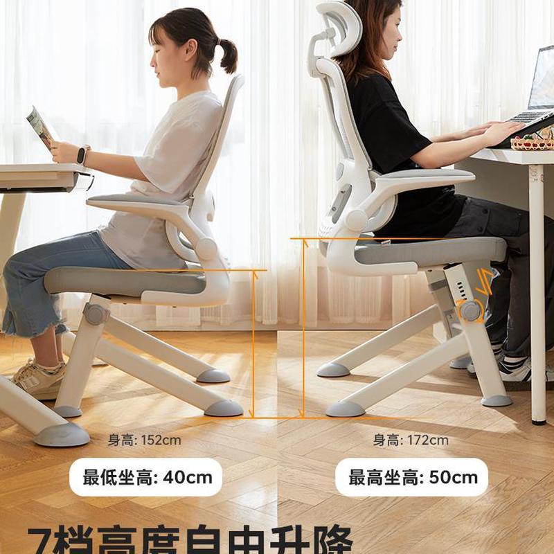 y5f书桌椅子青少年中学生人体工学写字升降办公学习电新款