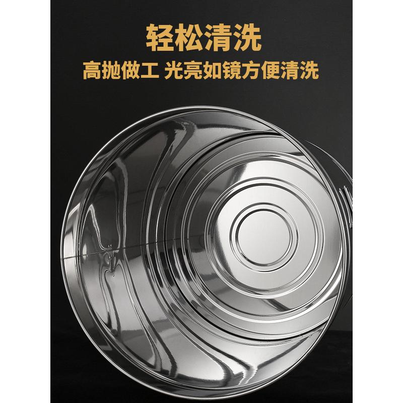 zq不锈钢陈皮桶茶叶桶大号加厚铁桶存放密封罐茶叶储存罐专用大容