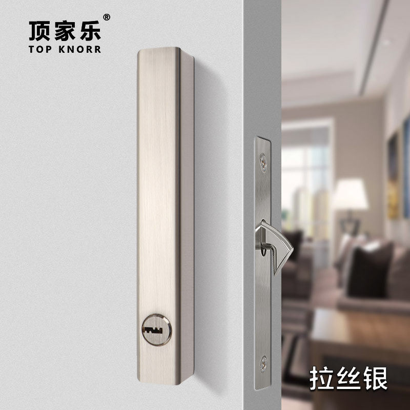 极简推拉门锁移门锁木门卫生间锁推拉门锁吊趟门钩锁酒店钩移门锁
