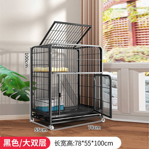简易猫笼巨猫笼特大号猫笼型号房子猫舍小猫咪窝两层三层猫别墅