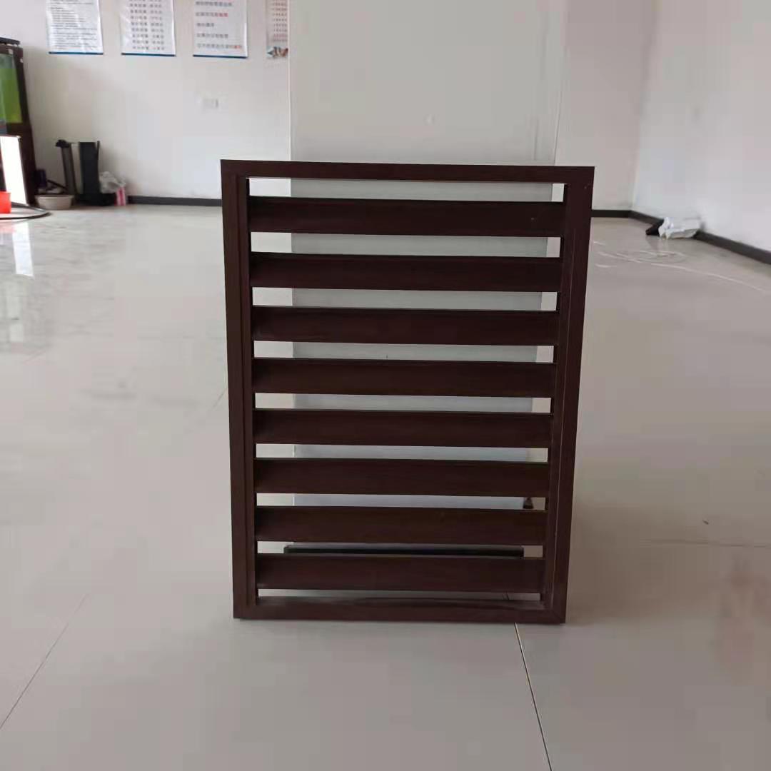 户外铝合金百叶窗定制防雨围挡通风窗空调外机罩百叶装饰格栅