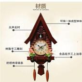 客厅时尚 挂钟钟现代创意布谷鸟装 饰儿童房整点报时咕咕钟家用时钟