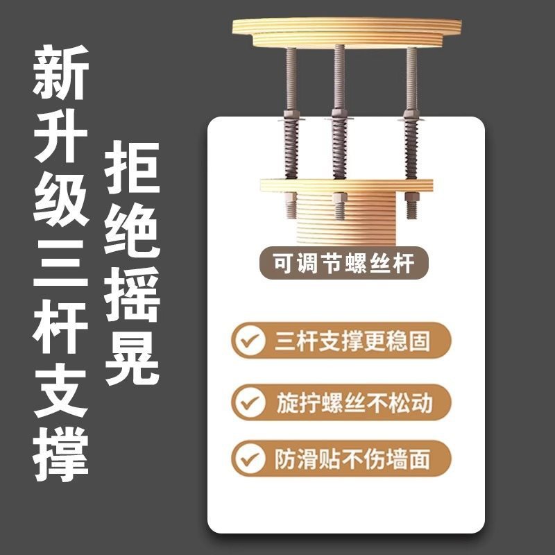 通天柱猫爬架猫窝猫树一体顶天立地猫架子剑麻抓柱不占地实木跳台