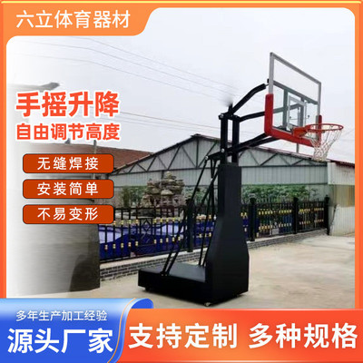可家用篮球架可移动户外运动扣篮可升降单臂青少年成人标准篮球架