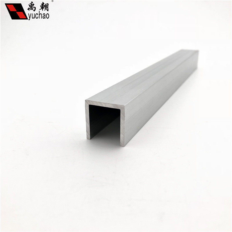 铝合金u型槽包边扣条20x20x2玻璃卡槽铝合金型材铝槽u形边框u槽铝,基础建材,铝塑板,淘宝优惠券,粉丝福利购,淘宝优惠卷