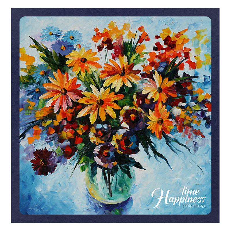 7wlo家庭复古5寸6寸7寸粘贴式覆膜手工diy相册本大容量照片影集