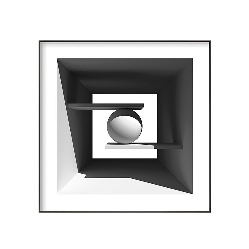照片黑白挂画床头玄关壁画沙发背景建筑小装饰画卧室组合现代轻奢图片