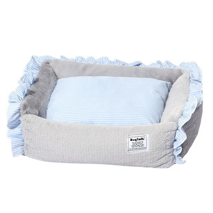 dogtalk狗窝秋冬季小型犬可拆洗比熊狗床中加厚保暖宠物猫窝垫子