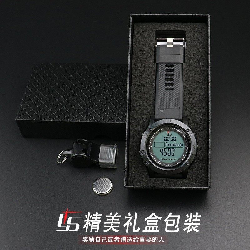 足球计时裁判表提醒器跑步健身锻炼计时器100圈计时可关机静音
