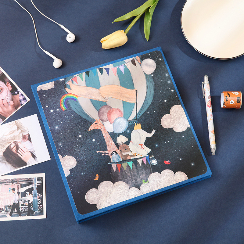 7yx批发寸插页式5diy6寸相册手工本可写字情侣恋爱回忆录记录纪念