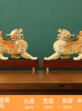 黄铜工艺品摆件貔貅摆件一对铜貔貅批发家居办公室铜器飞天