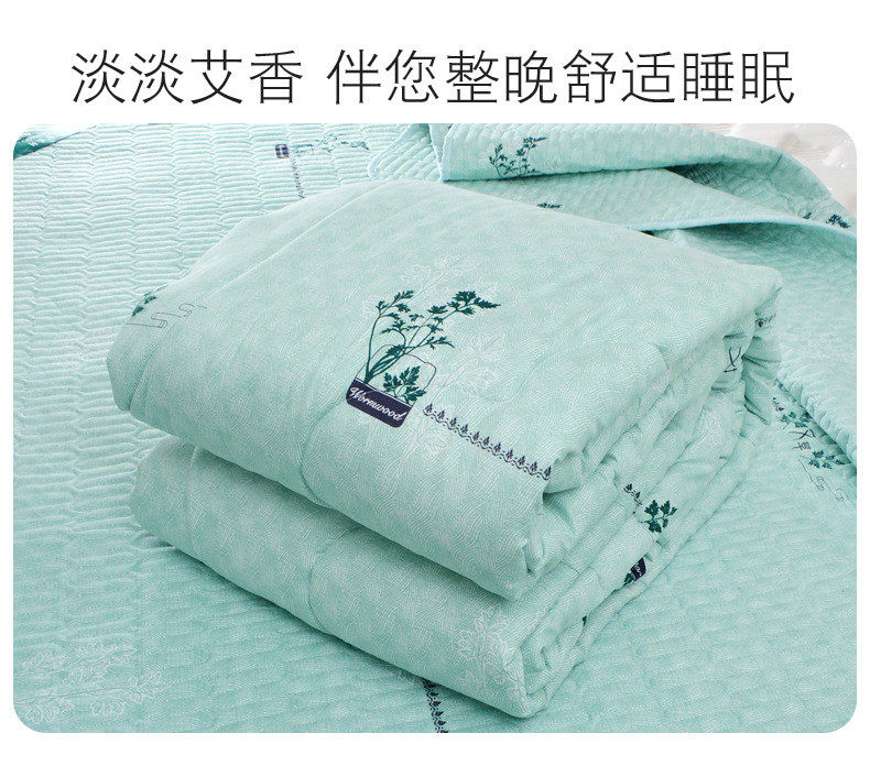 товар из китая 艾绒床垫热敷家用艾草被子加厚艾叶被褥垫子床上用品被褥随身灸垫