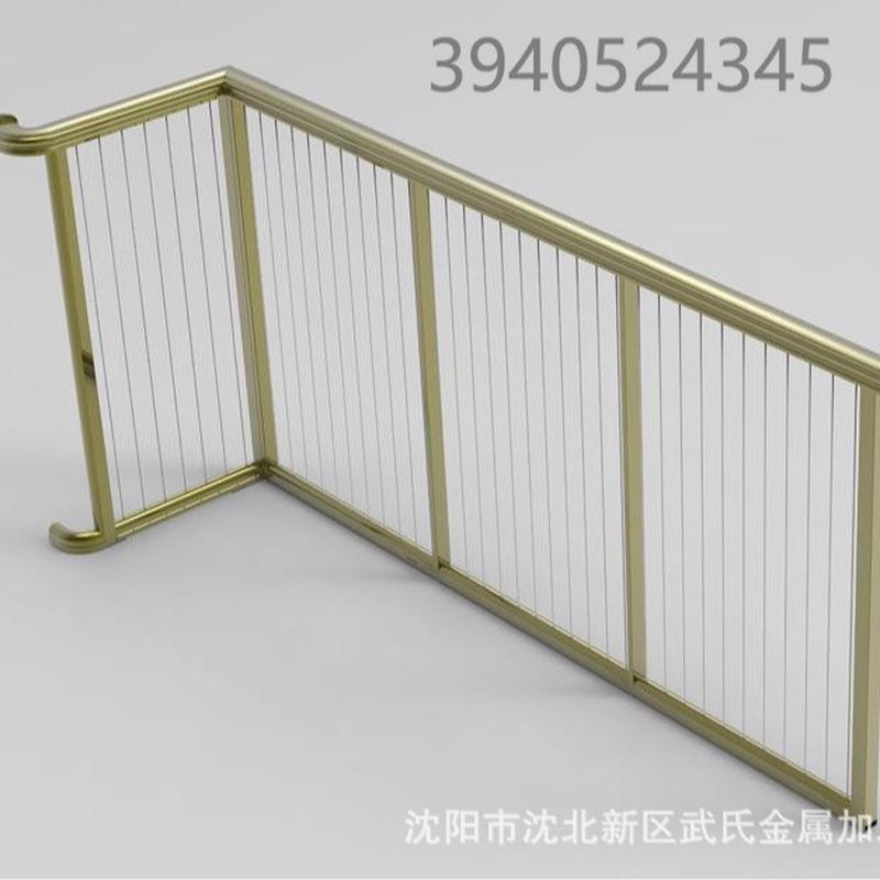 热销武氏金属源头厂家铝合金护窗原材料配件隐形护后加工窗材料出