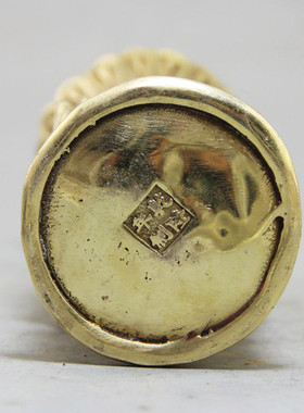 黄铜复古做旧孔雀开屏小花瓶工艺品批发家居装饰品艺术品3