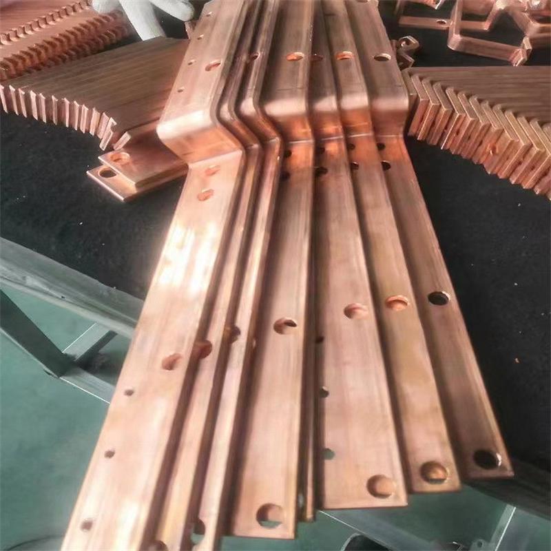 t2紫铜板折弯激光切割雕塑件紫铜排可按图纸加工打孔紫铜异形