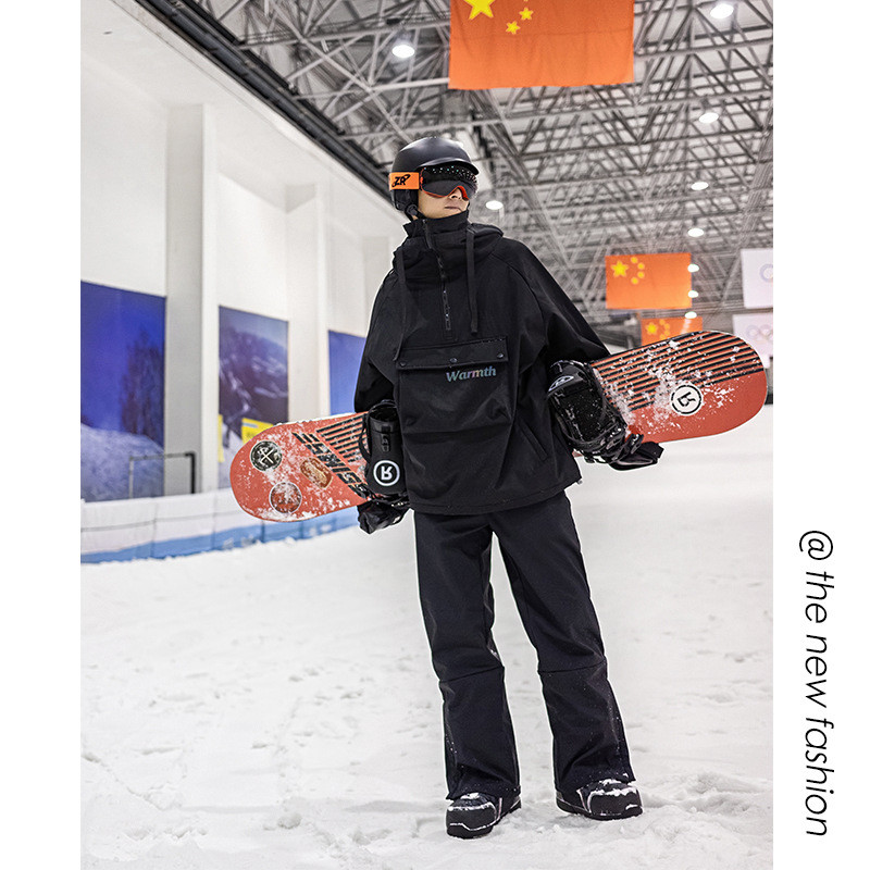 批发跑量冬装单双板滑雪服男女加棉加厚防风滑雪衣裤套装户外服